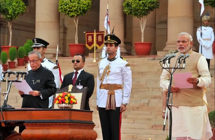 CM Bhajan Lal marks 12 years of Modi govt with tribute