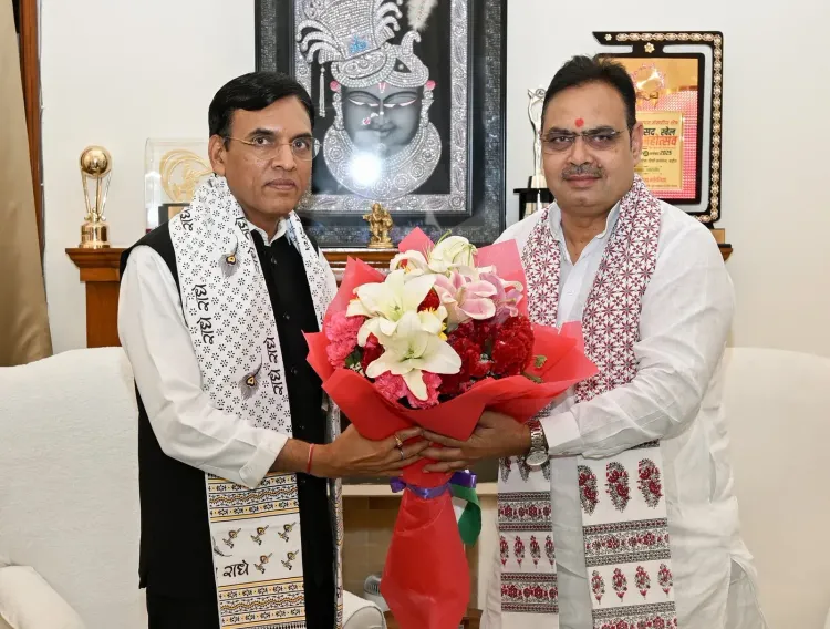 CM Bhajan Lal meets Union Minister Mandaviya on Rajasthan youth jobs, sports