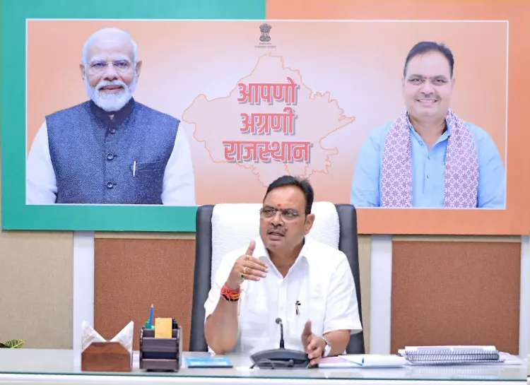 CM Bhajan Lal Reviews Jaipur Development, Cleanliness Plans