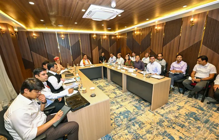 CM Bhajan Lal Reviews Khatu Shyamji Temple Development