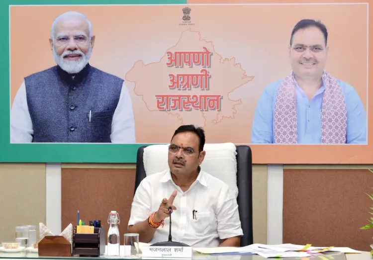 CM Bhajan Lal Reviews Law & Order, Targets Drug Networks