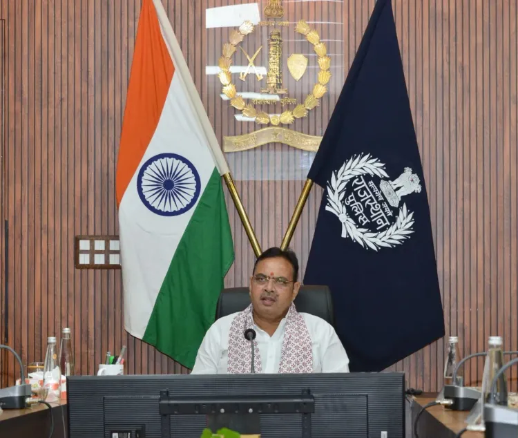 CM Bhajan Lal Reviews Rajasthan Cyber Crime Control Setup