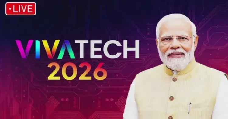 CM Bhajan Lal Shares Live Feed of PM Modi at VivaTech 2026