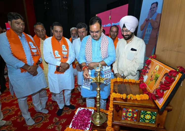 CM Bhajan Lal Sharma Congratulates BJP Workers on Jodhpur Nikay Win