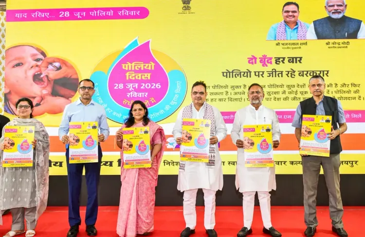 CM Bhajan Lal Sharma Launches Pulse Polio Drive in Rajasthan