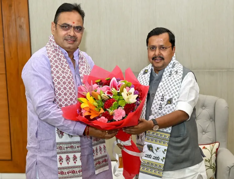 CM Bhajan Lal Sharma Meets BJP National Chief in New Delhi