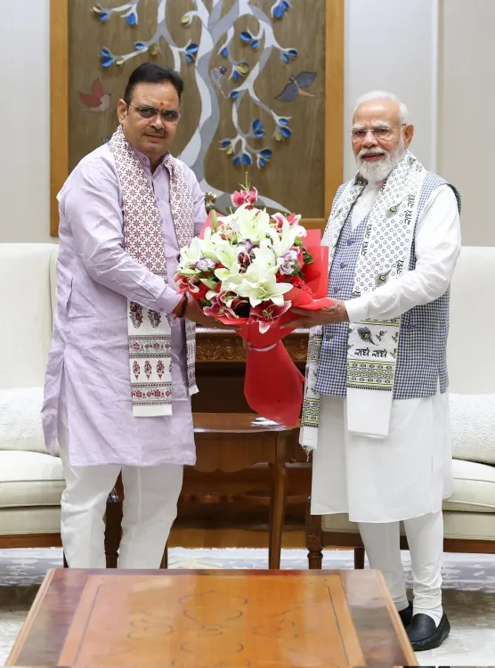 CM Bhajan Lal Sharma Meets PM Modi, Seeks Guidance on Rajasthan Development