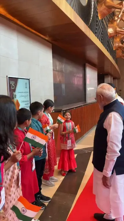 CM Bhajan Lal Sharma shares children's devotional act before PM Modi