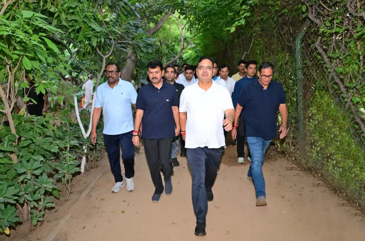 CM Bhajan Lal walks the talk on Fit India at Jaipur's Central Park