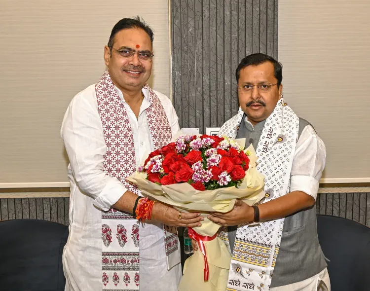 CM Bhajan Lal Welcomes BJP Chief to Udaipur Airport