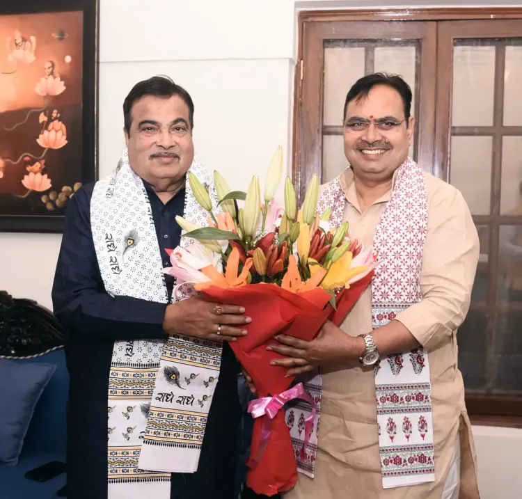 CM Bhajan Lal Wishes Nitin Gadkari on Birthday