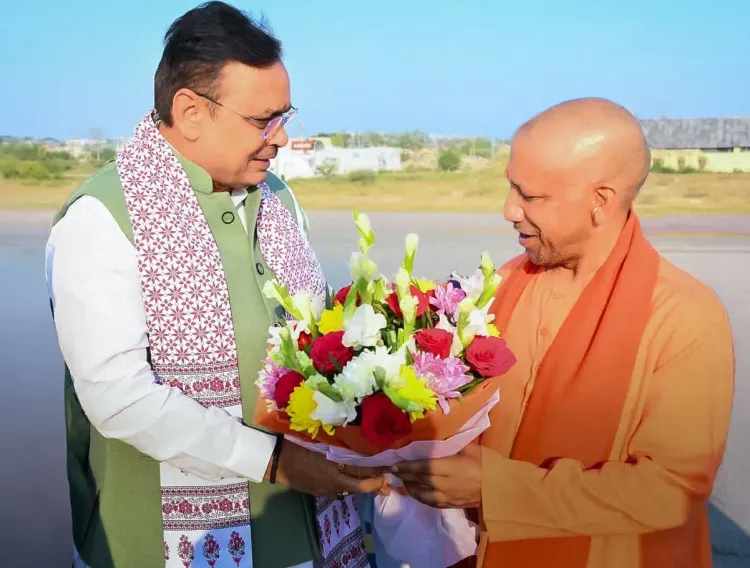 CM Bhajan Lal Wishes Yogi Adityanath on Birthday