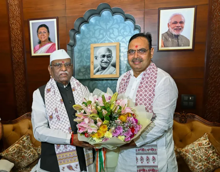 CM Bhajanlal joins Governor Bagde at Raj Bhavan Independence Day At Home
