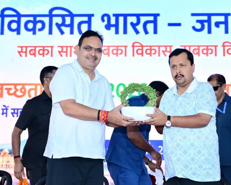 CM Bhajanlal joins Swachha Bharat drive at Jaipur's Albert Hall