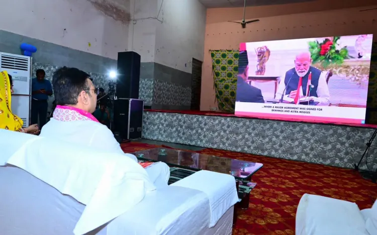 CM Bhajanlal Joins Tribal Women for Mann Ki Baat Episode 136