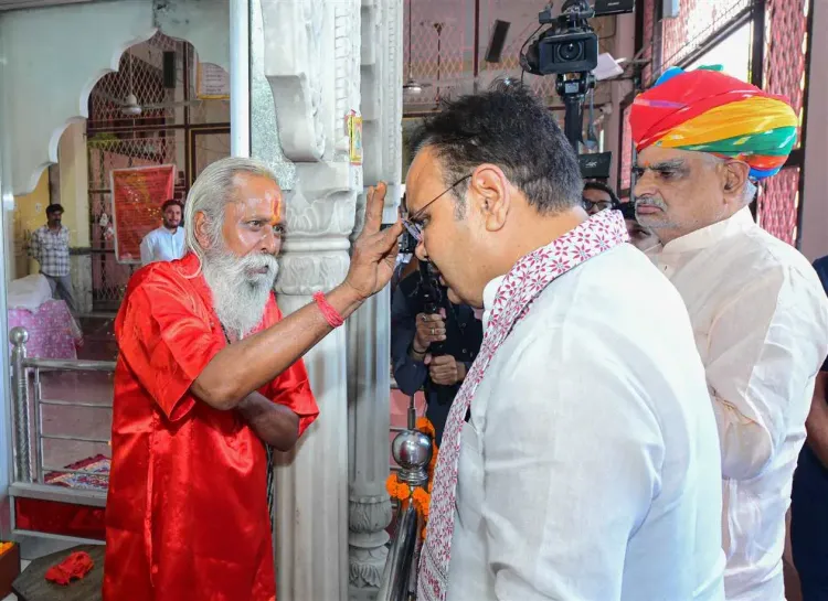 CM Bhajanlal lays foundation for 115 temple restorations in Sanganer
