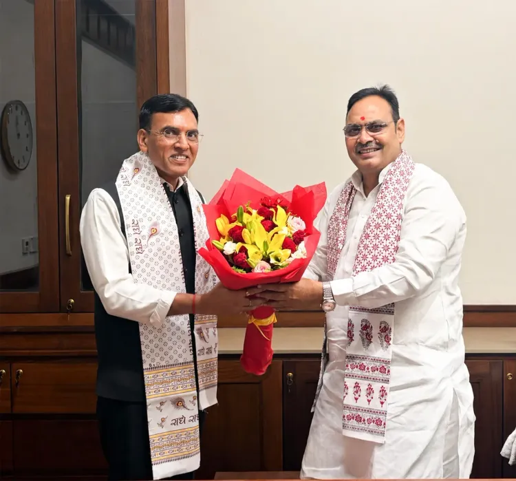 CM Bhajanlal meets Union Minister Mandaviya on Rajasthan youth push