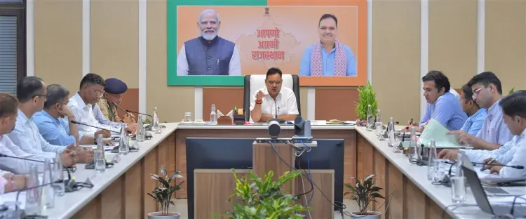 CM Bhajanlal Reviews Service Camps, Orders Doorstep Governance Push