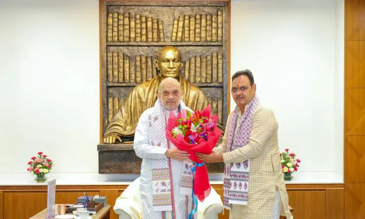 CM Bhajanlal Sharma Meets Amit Shah in Delhi on Rajasthan Projects