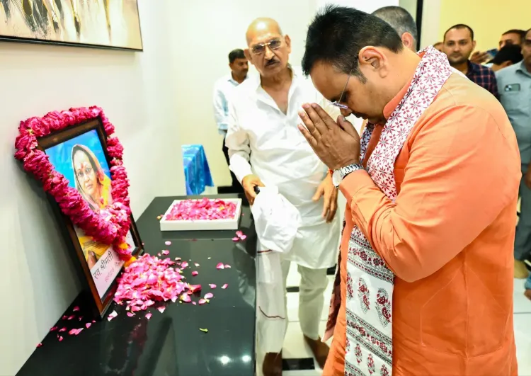 CM Bhajanlal Sharma pays condolences to Bari MLA Jaswant Singh Gurjar