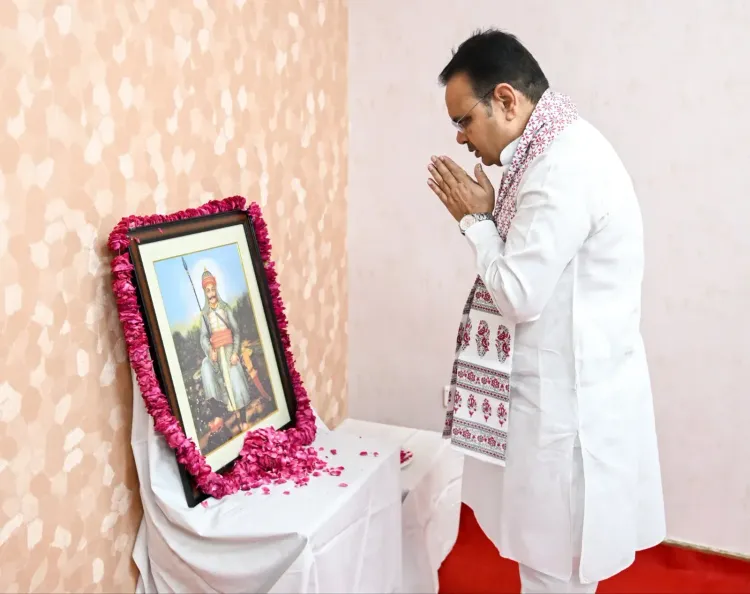 CM Bhajanlal Sharma Pays Tribute to Maharana Pratap on Jayanti