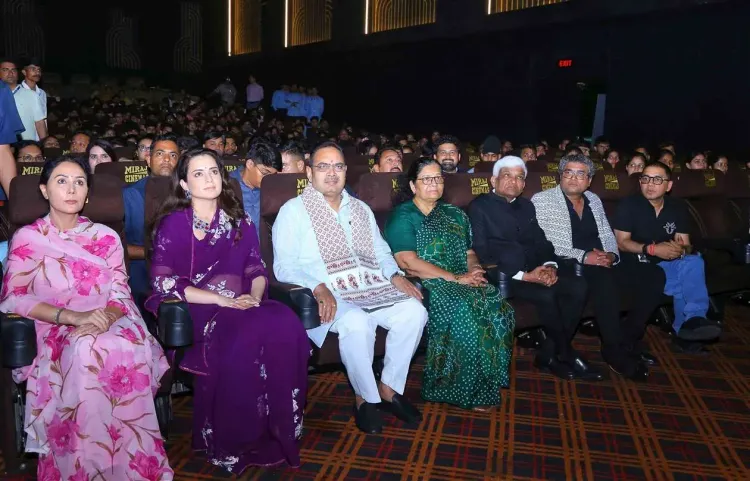 CM Bhajanlal Sharma Watches 'Bharat Bhagya Vidhata' Special Screening