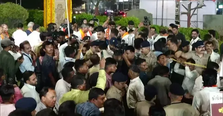 CM Bhupendra Patel at BJP's 'Loktantra Bachao' Drive in Ahmedabad