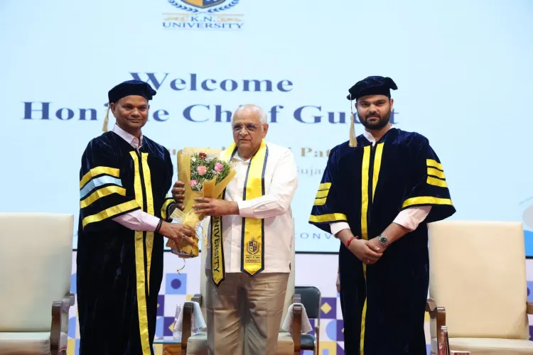 CM Bhupendra Patel Awards Degrees at K.N. University Convocation