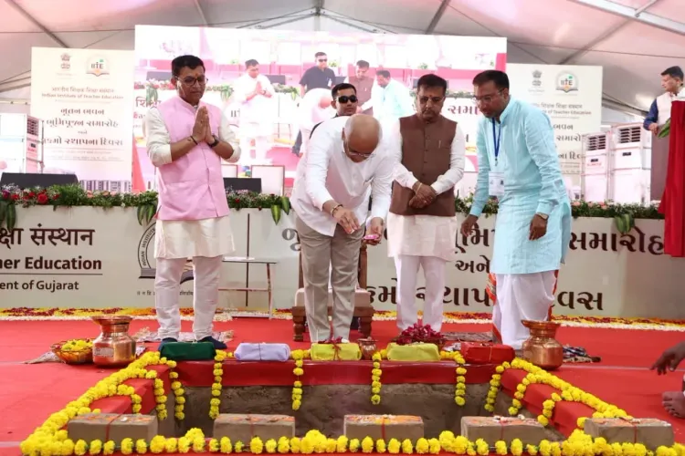 CM Bhupendra Patel Breaks Ground for IITE's Rs 127 Cr Campus