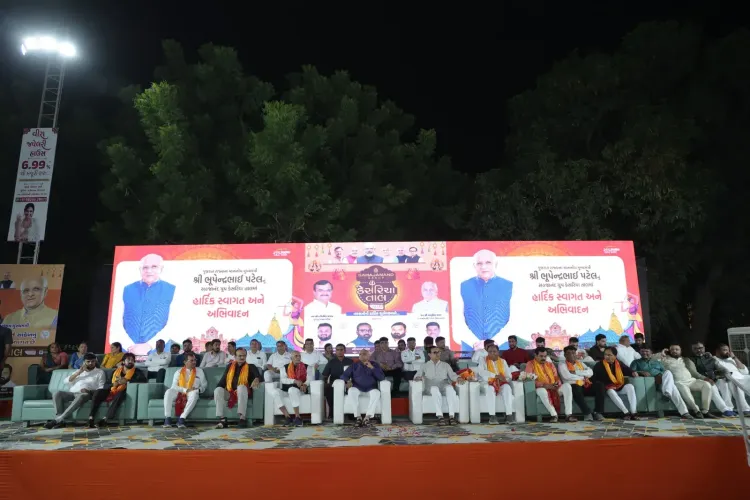 CM Bhupendra Patel celebrates Navratri Garba festival in Ahmedabad