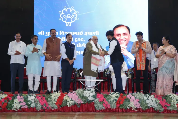 CM Bhupendra Patel Honours Vijay Rupani's Legacy at Rajkot Diksha Ceremony