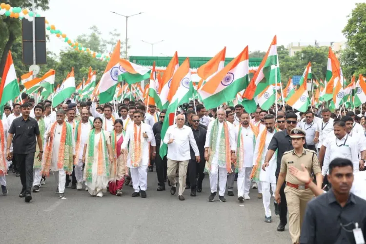 CM Bhupendra Patel joins thousands at Gandhinagar Tiranga Yatra