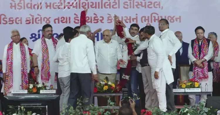 CM Bhupendra Patel Lays Foundation of MediVanta Medical College in Vadgam