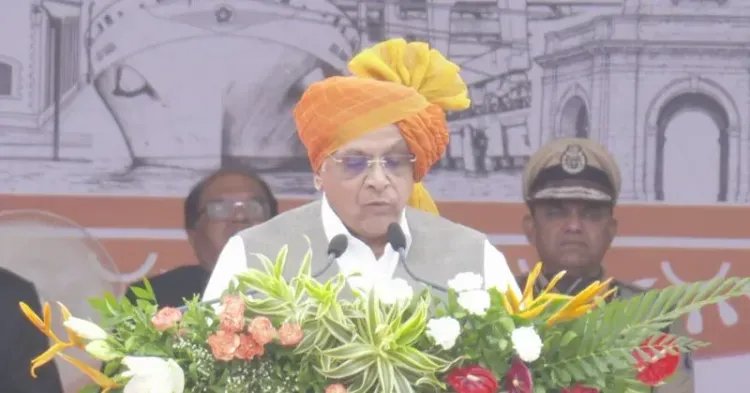 CM Bhupendra Patel leads flag hoisting at Amreli on Independence Day