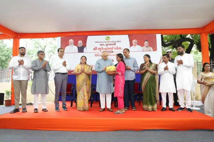 CM Bhupendra Patel Marks Gandhinagar Foundation Day With Welfare Drive
