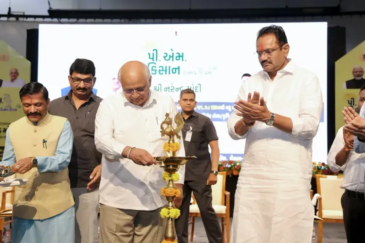 CM Bhupendra Patel Oversees PM-KISAN 23rd Installment Event in Gandhinagar