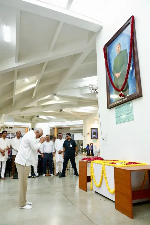 CM Bhupendra Patel Pays Tribute to Dr. Shyama Prasad Mookerjee on 125th Birth Anniversary