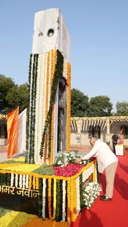 CM Bhupendra Patel pays tribute to Gujarat's martyr police