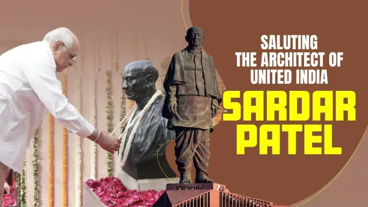 CM Bhupendra Patel Pays Tribute to Sardar Patel on Rashtriya Ekta Diwas
