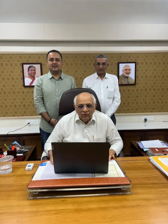CM Bhupendra Patel Registers for Ek Ped Maa Ke Naam Drive