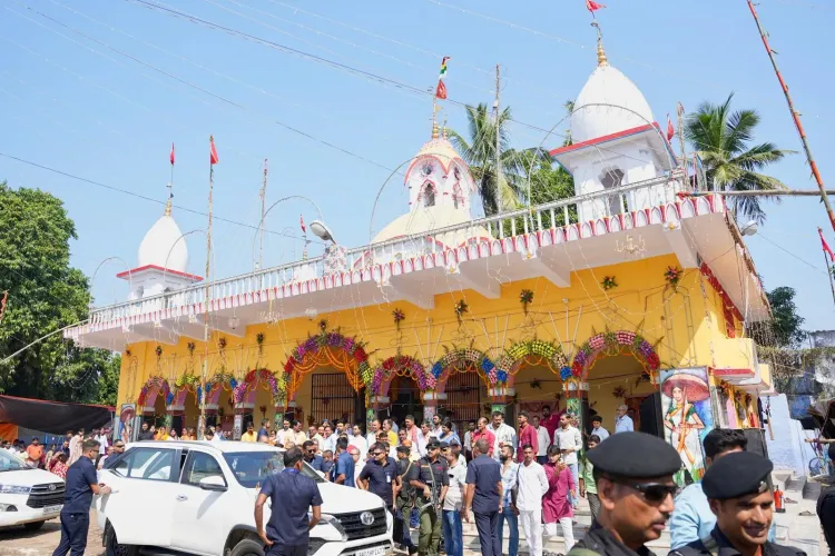 CM Bihar Inspects Badua River Riverfront Work Near Teldiya Temple