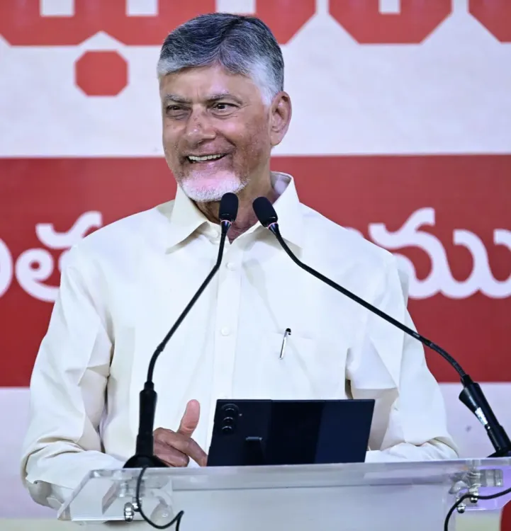 CM Chandrababu Distributes Pattadar Passbooks in Kaikaluru