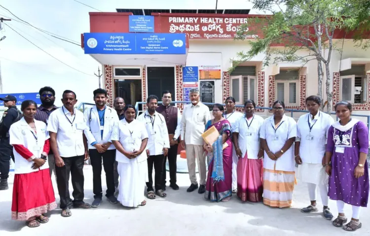 CM Chandrababu Launches Sanjeevani at Giddaluru PHC