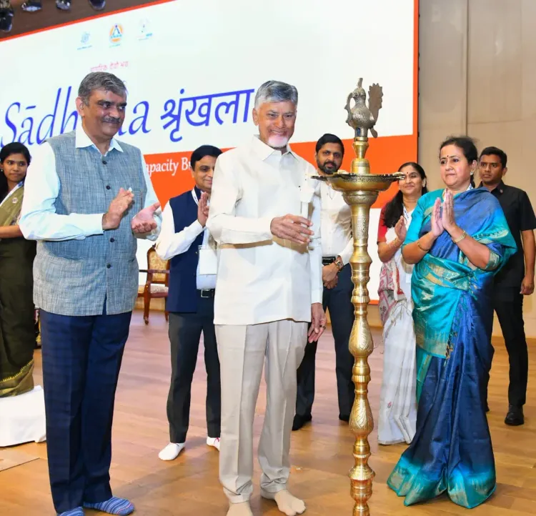 CM Chandrababu Naidu at Mission Karmayogi Workshop in Vijayawada