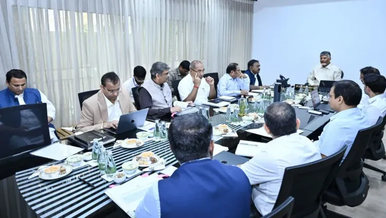CM Chandrababu Naidu Chairs Cabinet Meet on Cyclone Arnab