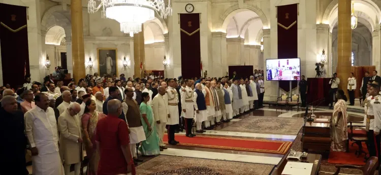 Who Attended the Oath Ceremony of Vice President C.P. Radhakrishnan?