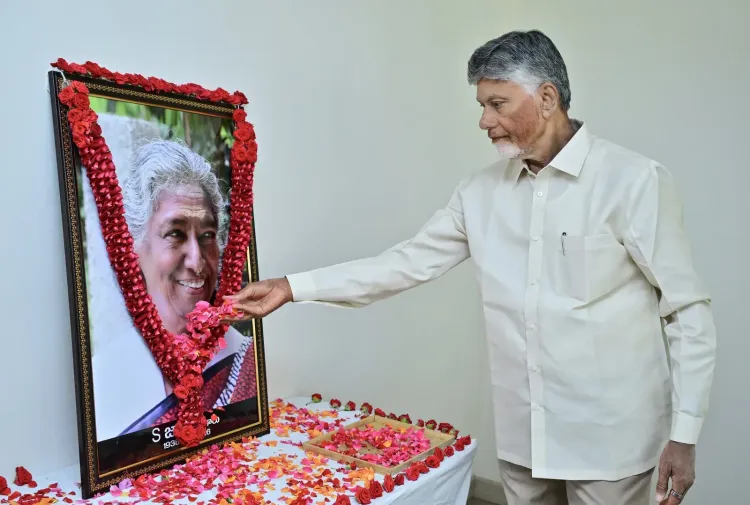 CM Chandrababu Naidu pays tribute to singer S. Janaki