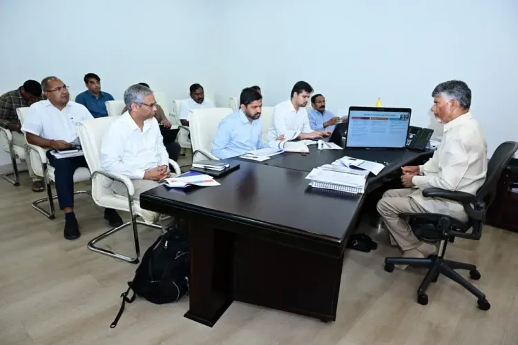 CM Chandrababu Reviews Cyclone Arnab Preparedness in AP