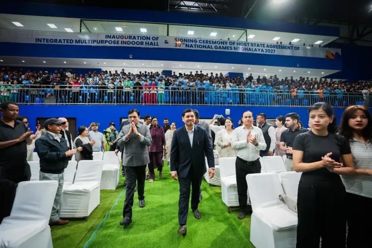CM Conrad Sangma Dedicates ₹132.9 Cr Indoor Hall to Meghalaya Youth