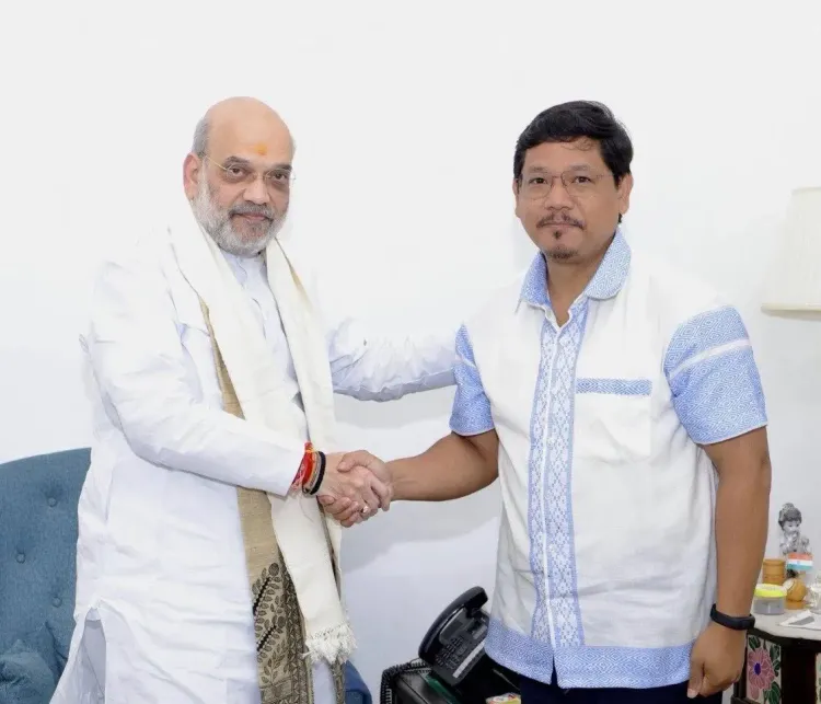 CM Conrad Sangma Greets Home Minister Amit Shah on Birthday